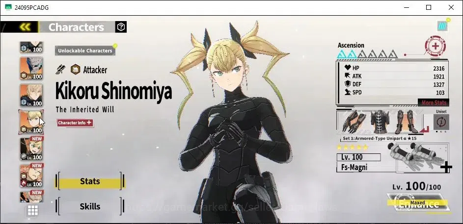 Kaiju No. 8 The Game Accounts [MOBILE] PR 83|25SSR(Zoee,Soshiro K10 A4,Chester,K image 8