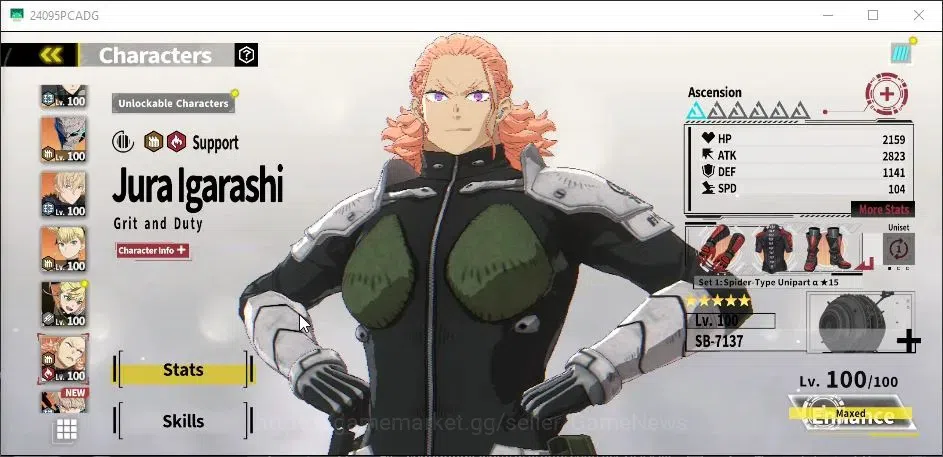 Kaiju No. 8 The Game Accounts [MOBILE] PR 83|25SSR(Zoee,Soshiro K10 A4,Chester,K image 9