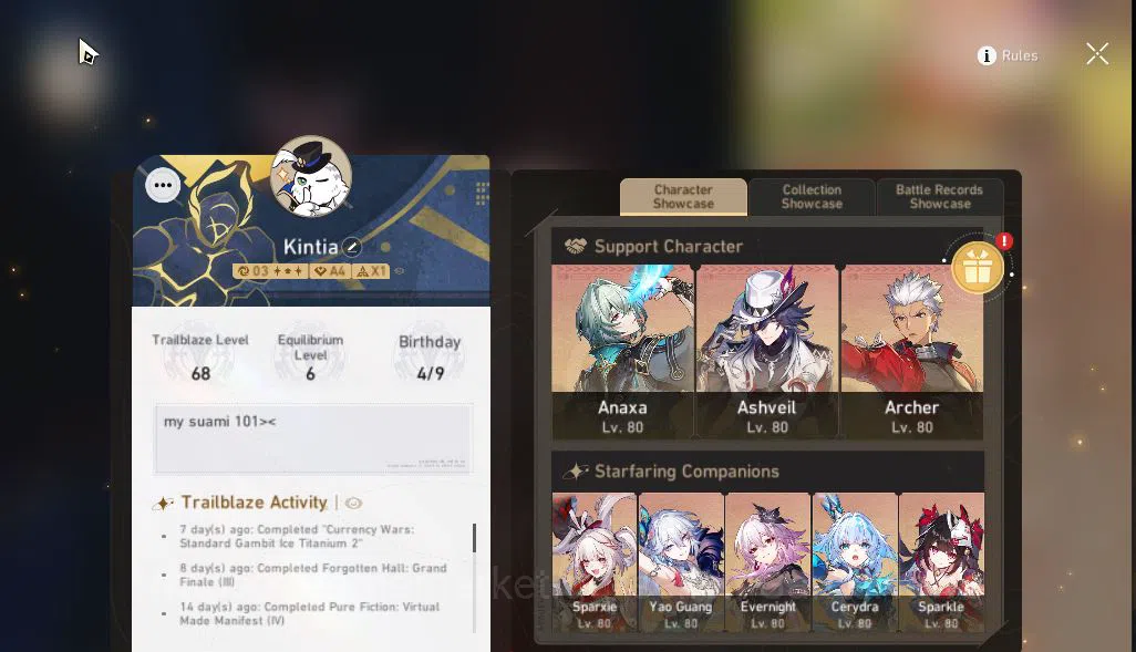 Honkai Star Rail Accounts Asia|TL 68|2,3K SJ|11 Limited|[Ashveil,Yao Guang]+ image 11