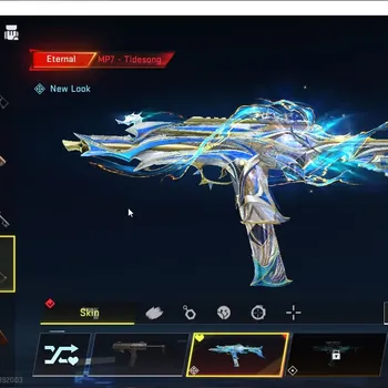 Blood Strike Accounts Collab Skin ASIA|ETERNAL MAX MP7-TideSong,DeAgle+Melee Staff|Collab LC Mr Iguana,AOT Female Titan+Many