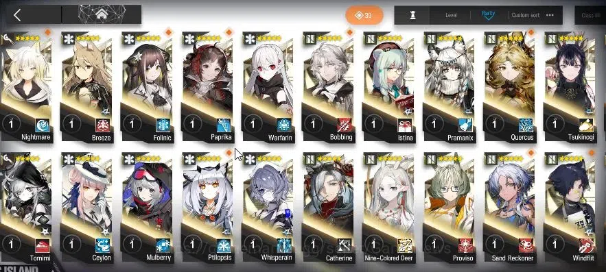 Arknights Accounts High-End Lvl 76 |225 OP+33 Skin|71,6k Oru+202 Ori|13 Limited|Ash,Ling,CTH,Yu,ETHA,SATR,STU 11