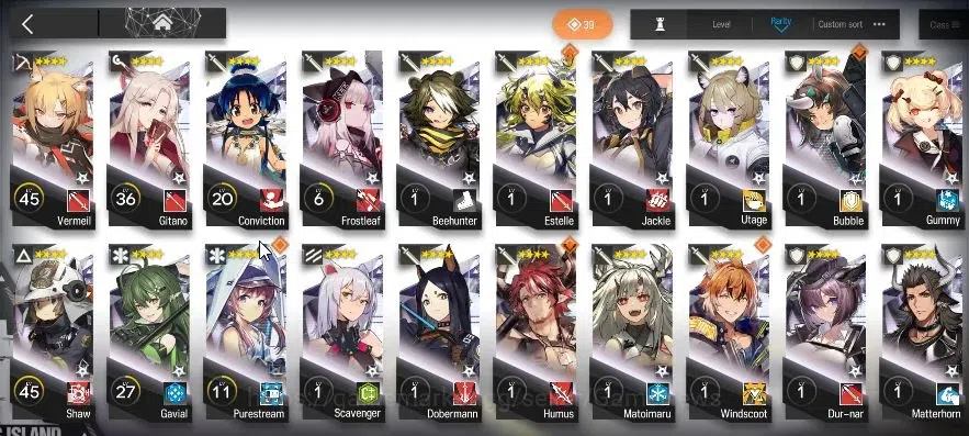 Arknights Accounts High-End Lvl 76 |225 OP+33 Skin|71,6k Oru+202 Ori|13 Limited|Ash,Ling,CTH,Yu,ETHA,SATR,STU 13
