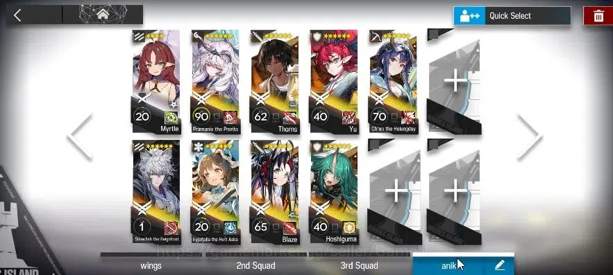 Arknights Accounts High-End Lvl 76 |225 OP+33 Skin|71,6k Oru+202 Ori|13 Limited|Ash,Ling,CTH,Yu,ETHA,SATR,STU 4