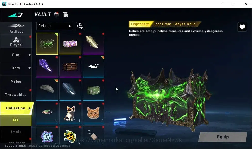 Blood Strike Accounts ASIA|Starter|Collab 7DS[M700,AK47]|Collab EVS-MCX| image 10
