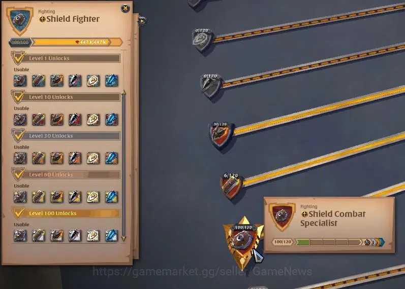 Albion Online Accounts ASIA|144M Total Fame|T8 Hide&3 T7 Gathering|Lv102 image 10