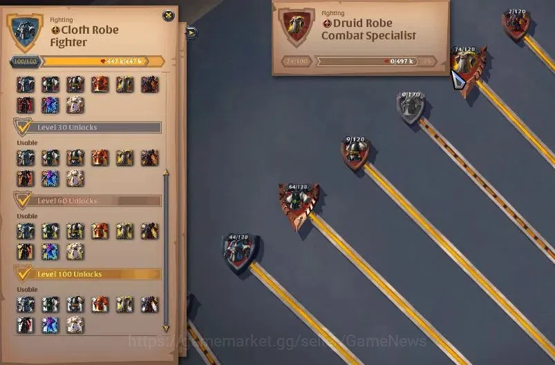 Albion Online Accounts ASIA|144M Total Fame|T8 Hide&3 T7 Gathering|Lv102 image 16
