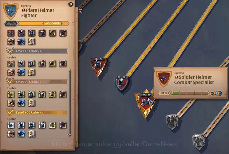 Albion Online Accounts ASIA|144M Total Fame|T8 Hide&3 T7 Gathering|Lv102 image 19