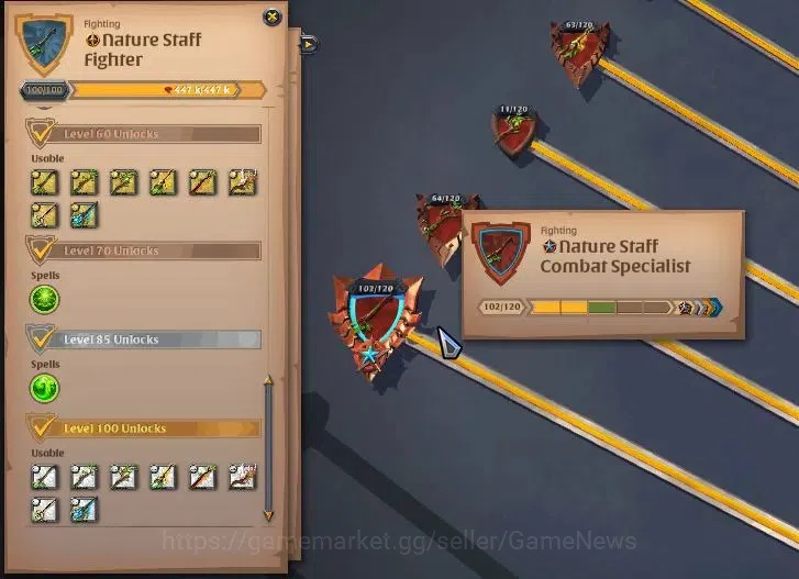 Albion Online Accounts ASIA|144M Total Fame|T8 Hide&3 T7 Gathering|Lv102 image 4