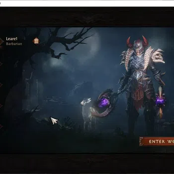 Diablo Immortal High-End SEA-Izual|CS ON|Lv60(585)|Barbarian|CR 37k|Paragon image 1