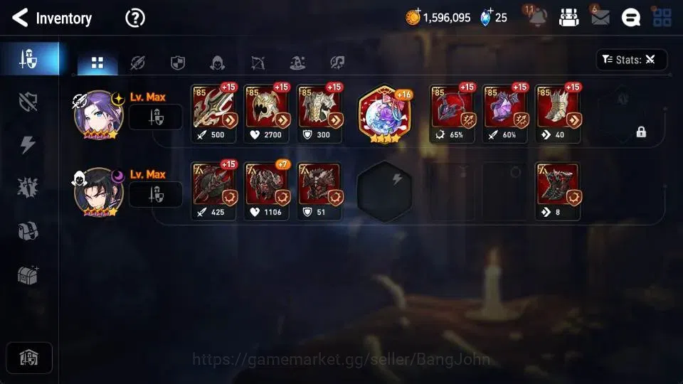 Epic Seven Accounts High-End Global Unverif | 4 ML(Belian,Notos,TMLuluca,SOTSnow|PoH+Bless ON|SS 25|Stigma 9,7k|Gold 1,5M 11