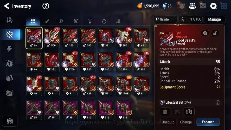 Epic Seven Accounts High-End Global Unverif | 4 ML(Belian,Notos,TMLuluca,SOTSnow|PoH+Bless ON|SS 25|Stigma 9,7k|Gold 1,5M 12