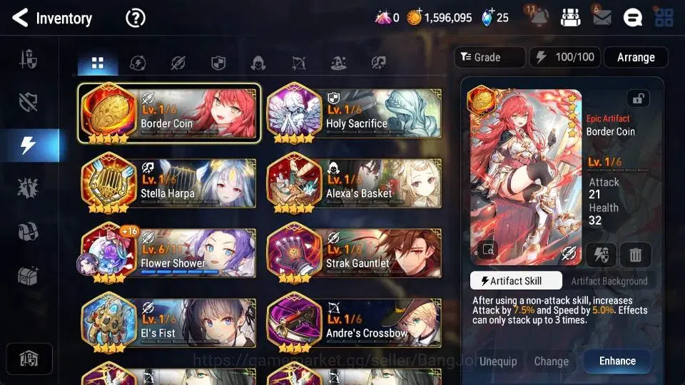 Epic Seven Accounts High-End Global Unverif | 4 ML(Belian,Notos,TMLuluca,SOTSnow|PoH+Bless ON|SS 25|Stigma 9,7k|Gold 1,5M 13