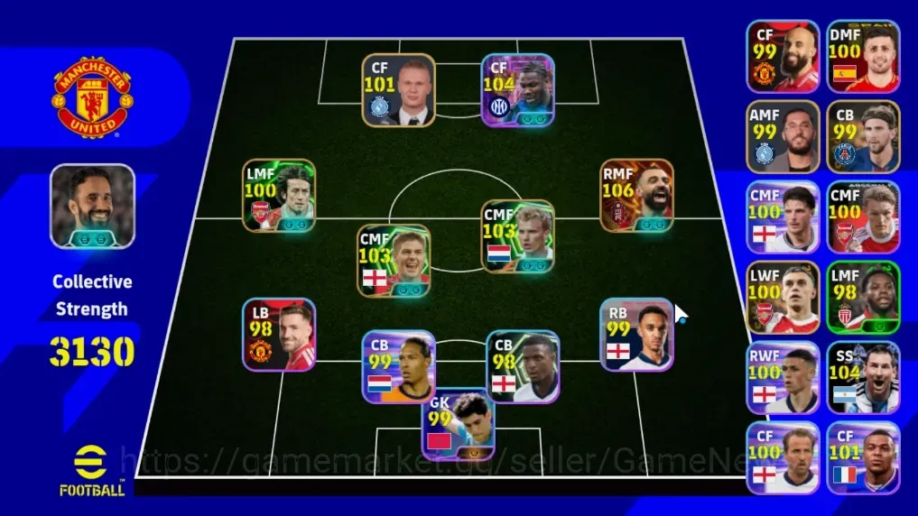 eFootball Accounts Legends & Iconic Players Android|Power 3130|Big Time Mohamed Salah|Epic Tomas Rosicky,Steven 1