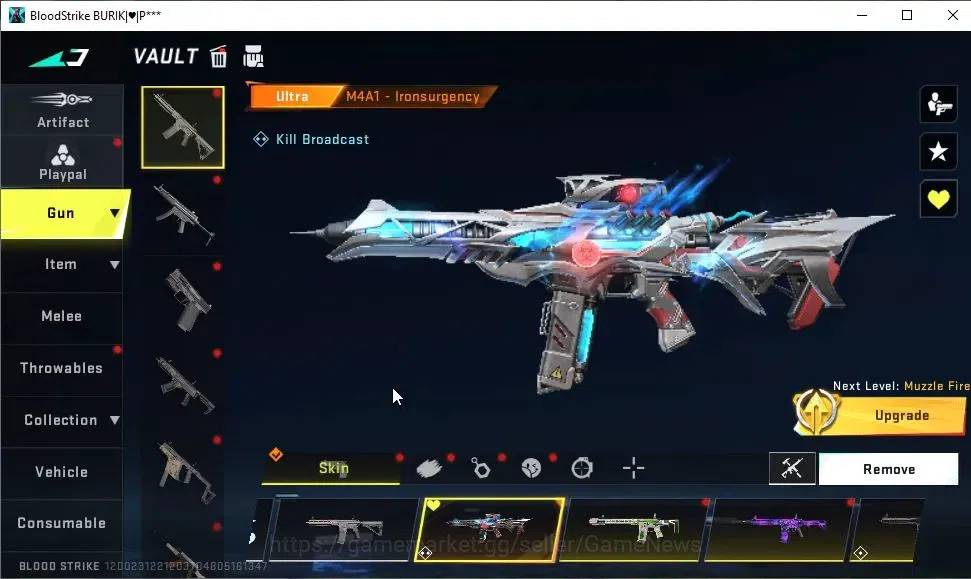Blood Strike Accounts ASIA|12 ULTRA[VAL,M4A1,AK47,Vector,AUG,MCX,FAL,SVD image 10