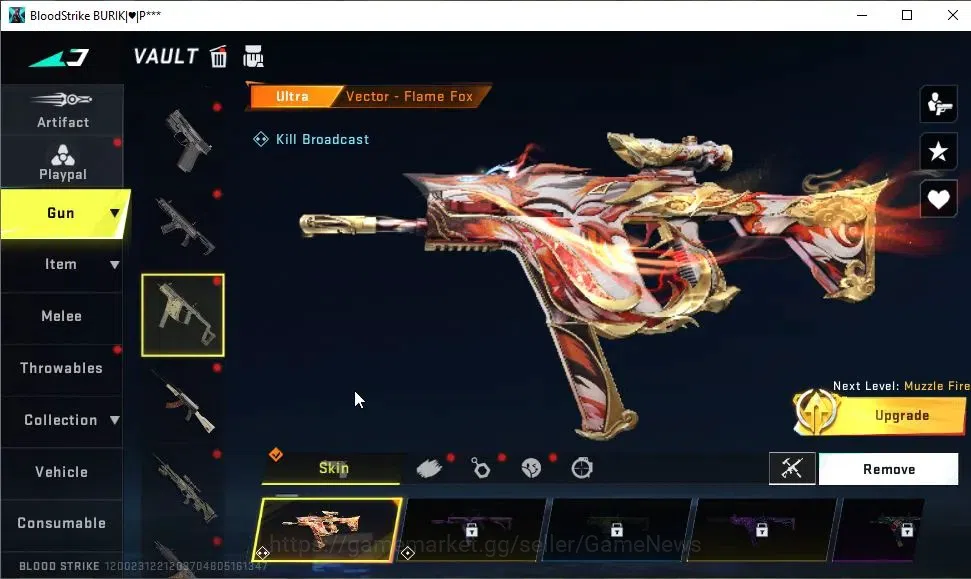 Blood Strike Accounts ASIA|12 ULTRA[VAL,M4A1,AK47,Vector,AUG,MCX,FAL,SVD image 11