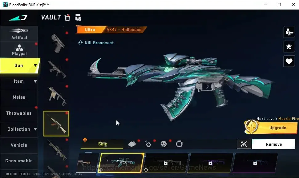 Blood Strike Accounts ASIA|12 ULTRA[VAL,M4A1,AK47,Vector,AUG,MCX,FAL,SVD image 12