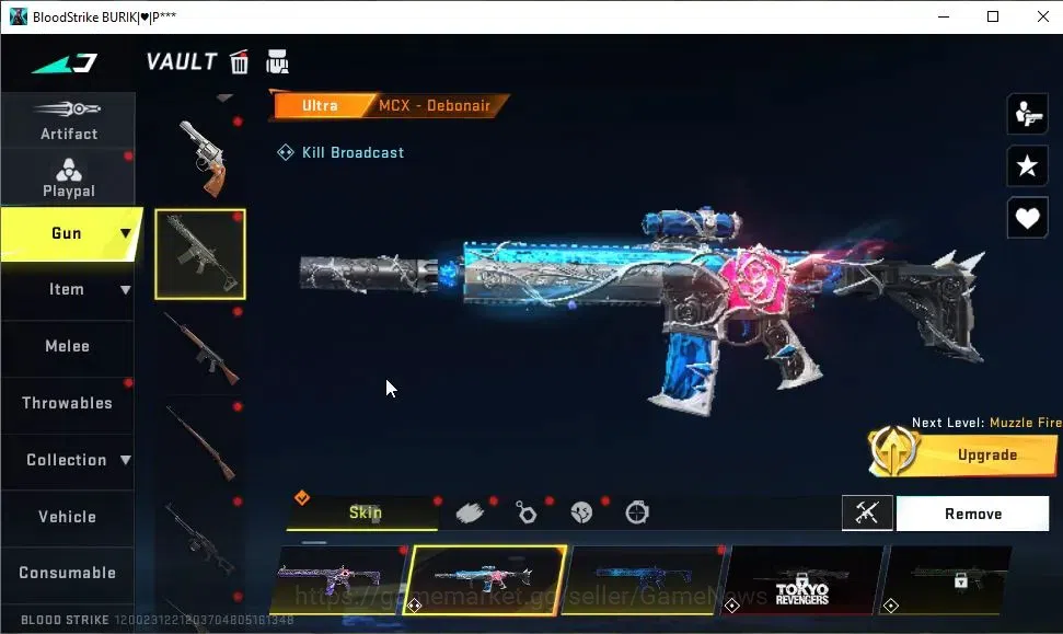 Blood Strike Accounts ASIA|12 ULTRA[VAL,M4A1,AK47,Vector,AUG,MCX,FAL,SVD image 15