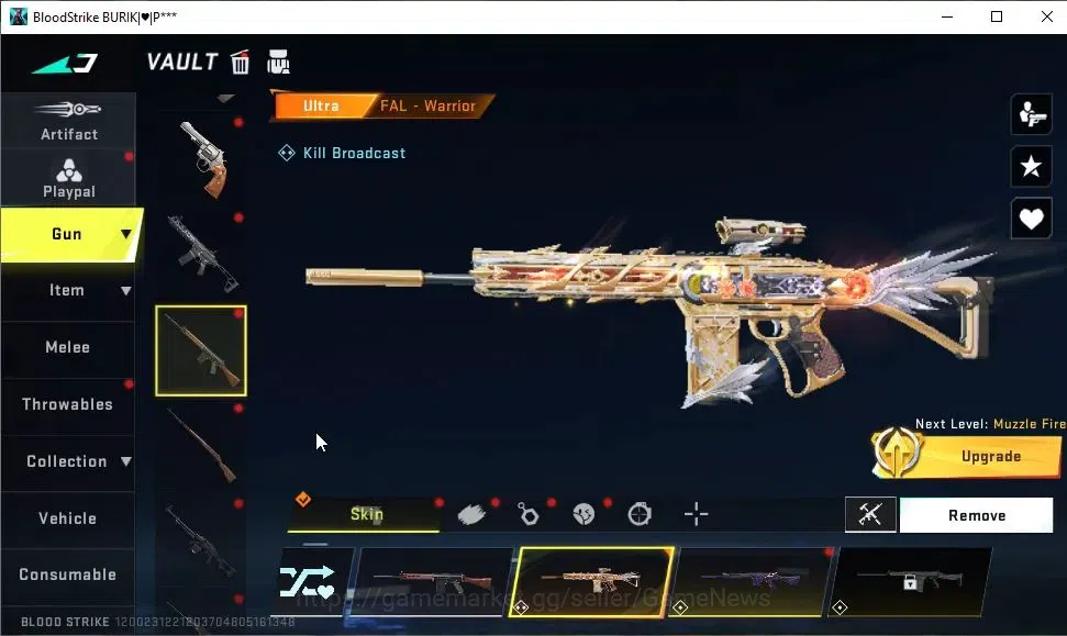 Blood Strike Accounts ASIA|12 ULTRA[VAL,M4A1,AK47,Vector,AUG,MCX,FAL,SVD image 16