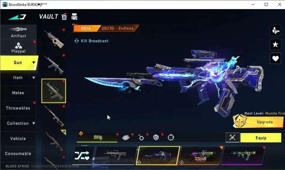 Blood Strike Accounts ASIA|12 ULTRA[VAL,M4A1,AK47,Vector,AUG,MCX,FAL,SVD image 17