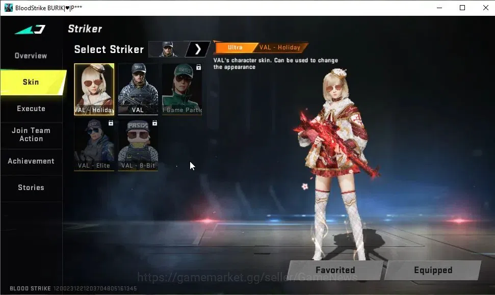 Blood Strike Accounts ASIA|12 ULTRA[VAL,M4A1,AK47,Vector,AUG,MCX,FAL,SVD image 3