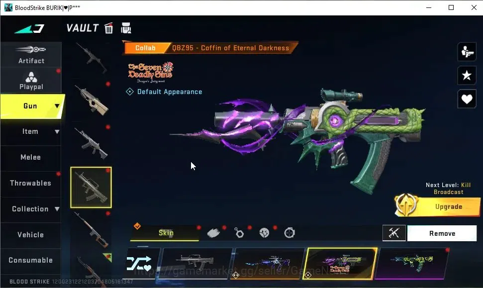 Blood Strike Accounts ASIA|12 ULTRA[VAL,M4A1,AK47,Vector,AUG,MCX,FAL,SVD image 8