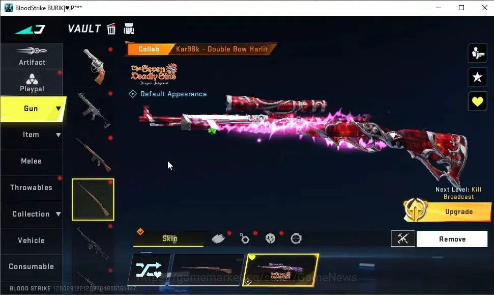 Blood Strike Accounts ASIA|12 ULTRA[VAL,M4A1,AK47,Vector,AUG,MCX,FAL,SVD image 9