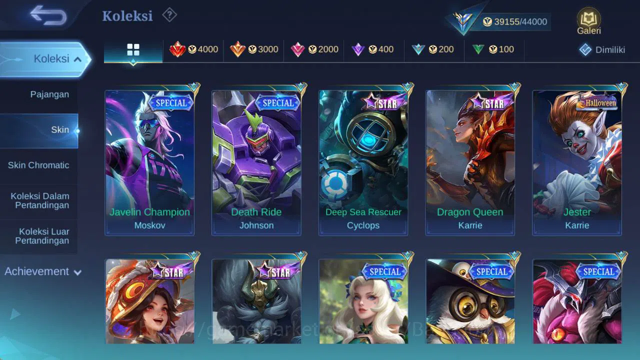 Mobile Legends: Bang Bang Accounts hero 80, skin 172 star haya, LB estes, zodiac sele image 10
