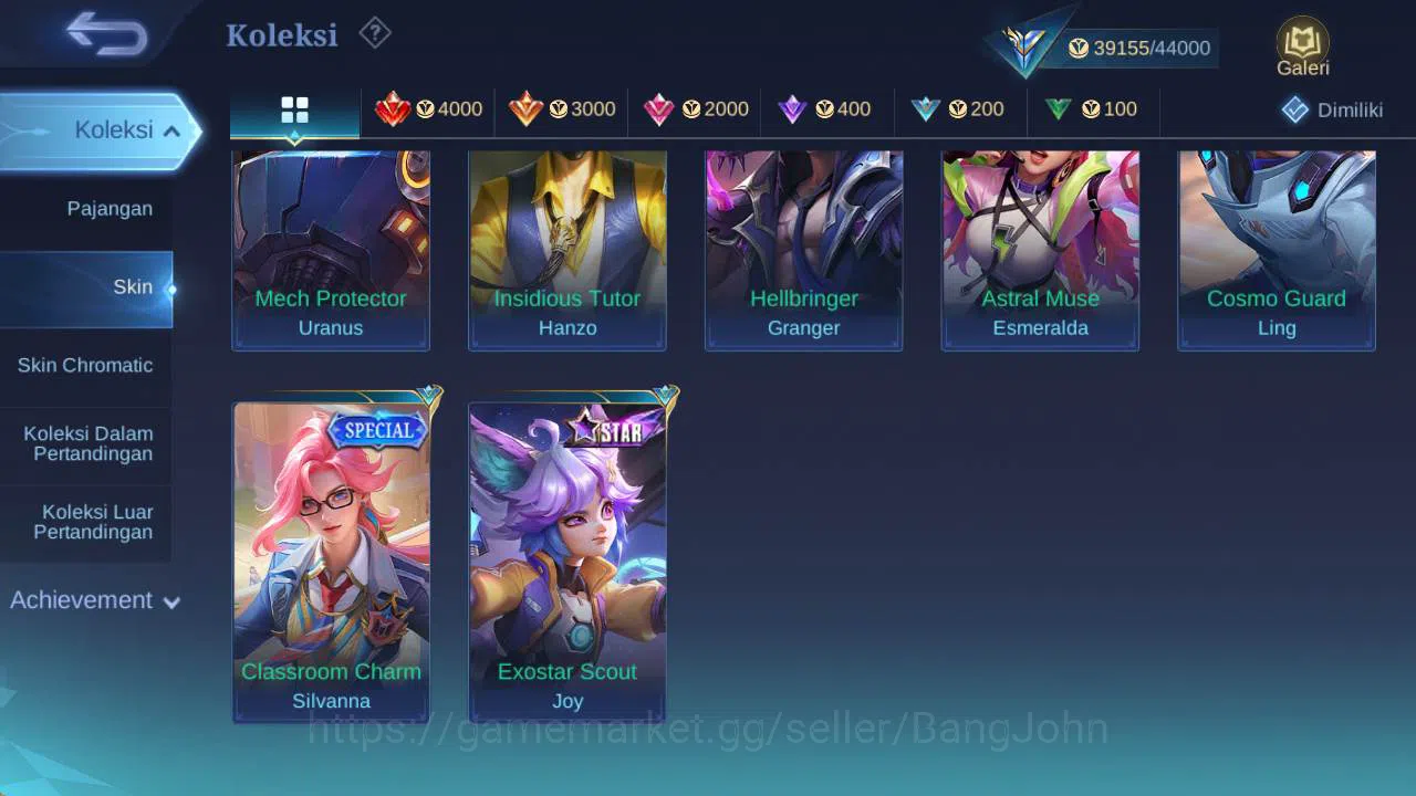 Mobile Legends: Bang Bang Accounts hero 80, skin 172 star haya, LB estes, zodiac sele image 12