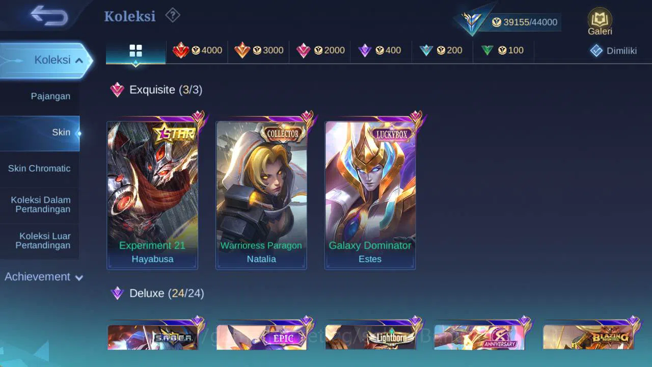 Mobile Legends: Bang Bang Accounts hero 80, skin 172 star haya, LB estes, zodiac sele image 3