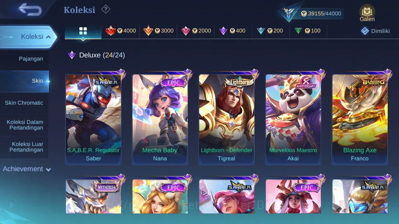 Mobile Legends: Bang Bang Accounts hero 80, skin 172 star haya, LB estes, zodiac sele image 4