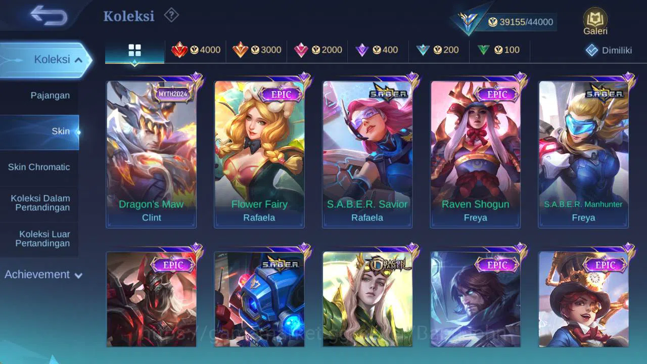 Mobile Legends: Bang Bang Accounts hero 80, skin 172 star haya, LB estes, zodiac sele image 5