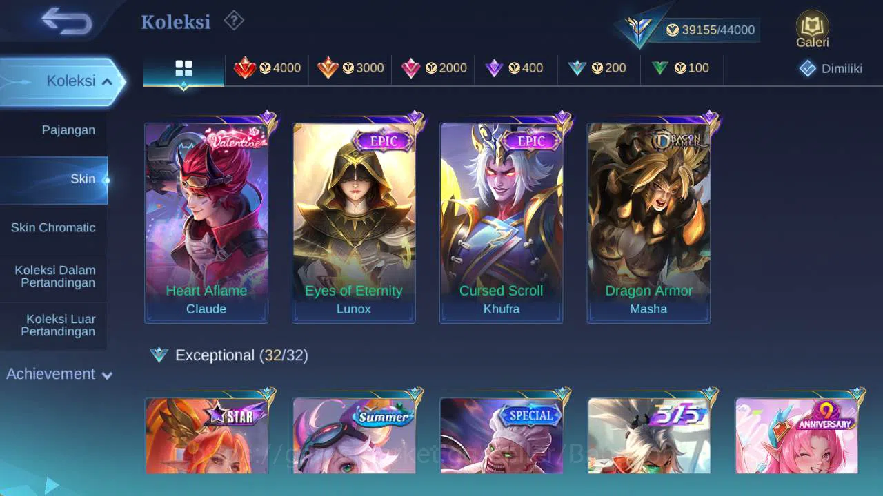 Mobile Legends: Bang Bang Accounts hero 80, skin 172 star haya, LB estes, zodiac sele image 8
