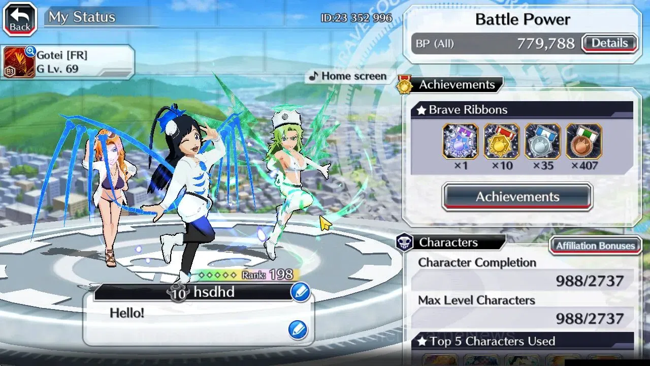 Bleach: Brave Souls Accounts [GLOBAL]51K Orb|TYBW26[Giselle,Candice],TYBW25[Ury image 2