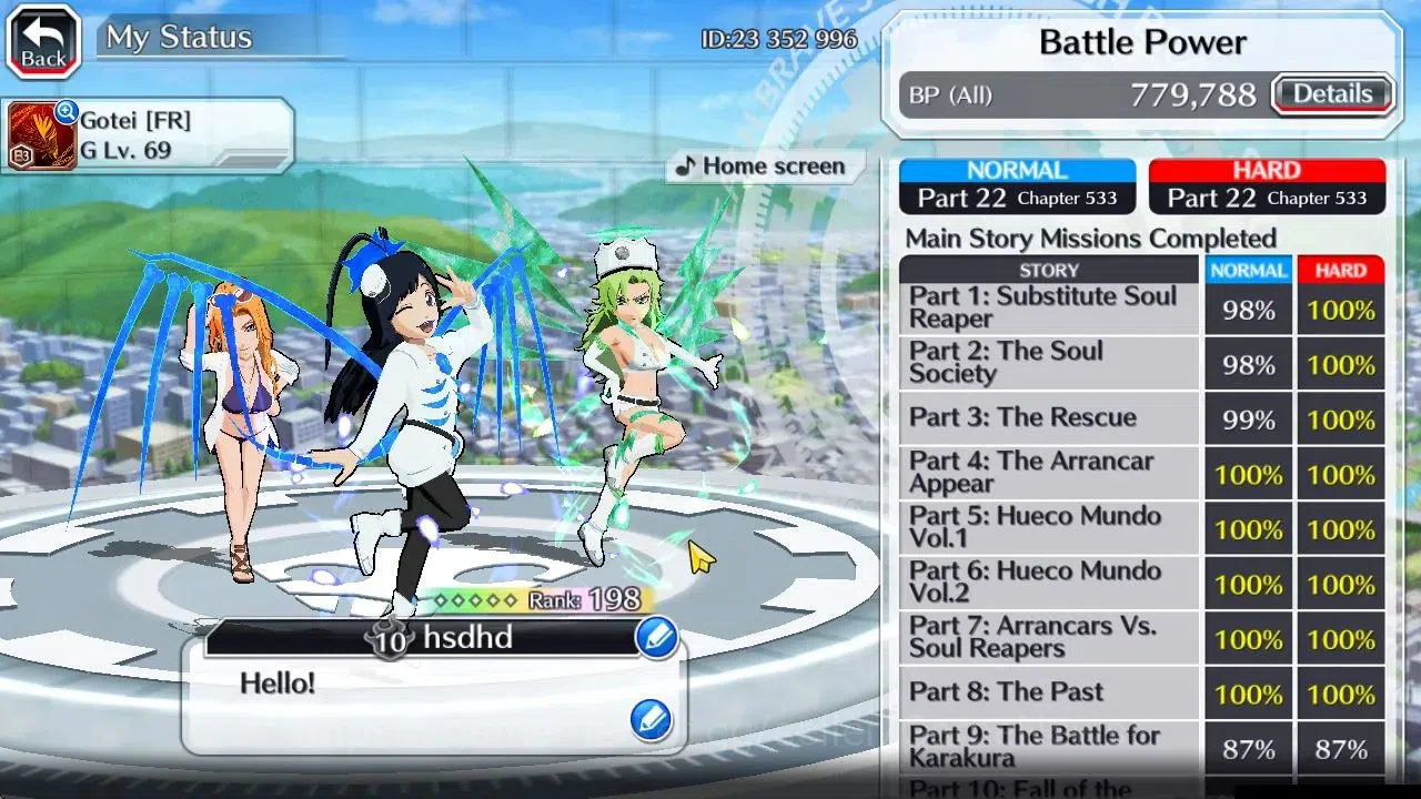 Bleach: Brave Souls Accounts [GLOBAL]51K Orb|TYBW26[Giselle,Candice],TYBW25[Ury image 4