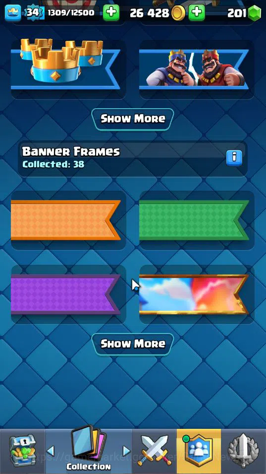 Clash Royale Accounts Lv 34|Trophy 6394|KTL 12|Limited Skin|Card 115|1 H image 16
