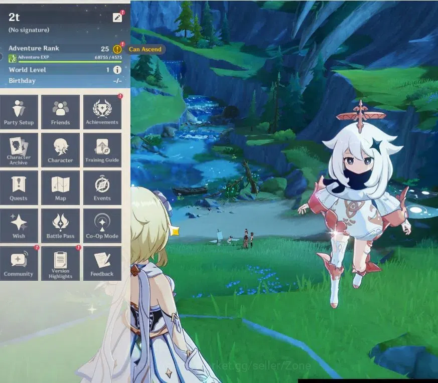 Genshin Impact Accounts Starter ASIA|AR 25|Fresh Starter|1 Limited|Odette|1 Standard Mizuki|Low Explore|All Unset|MC 1