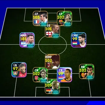 eFootball Accounts Legends & Iconic Players Mobile|PW 3126|Eric Cantona Tsubasa,Oliver Kahn Epic,Frank Rijkaard Big T,David