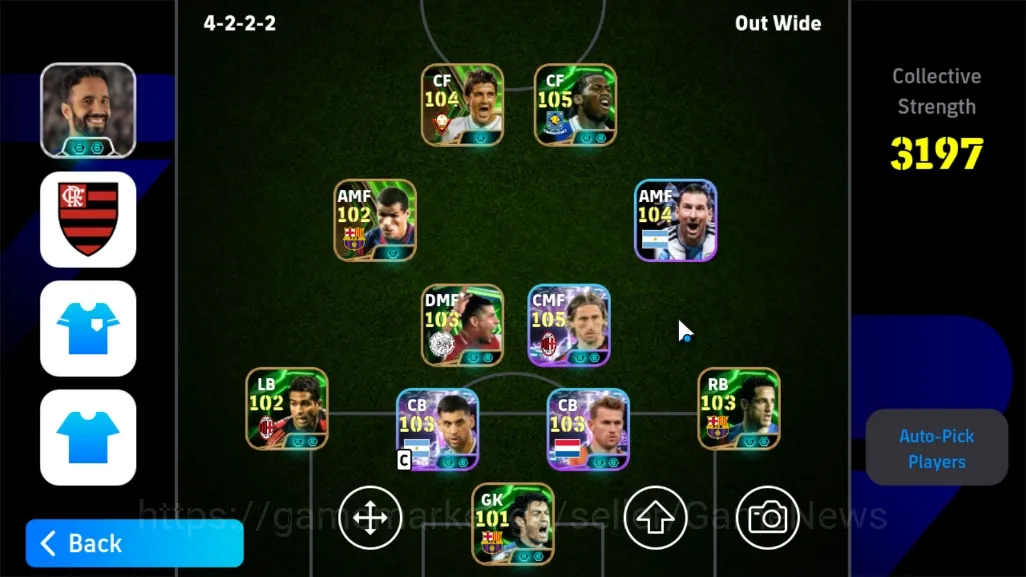 eFootball Accounts Others Android|Power 3197|Epic Didier Drogba,Xabi Alonso,Basten,David Villa,Gerrard,Etc|Show Time Luka 1