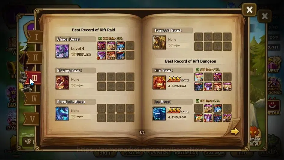 Summoners War: Sky Arena Accounts GLOBAL Lv 64|1 LD[Manannan]|17 Total NB5[Leo,Cheon image 5