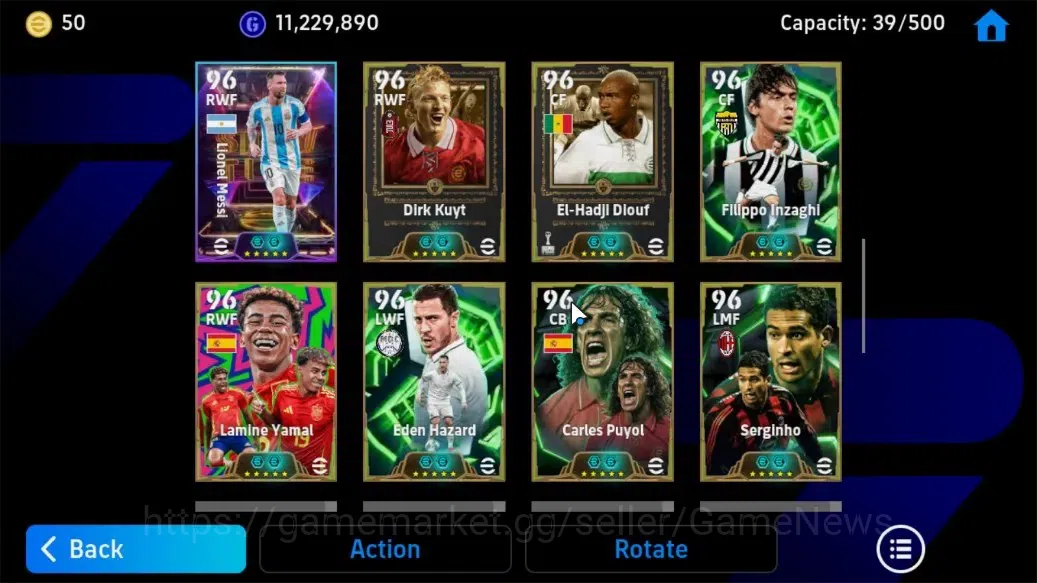 eFootball Accounts Android||Raúl (BigTime), Diego Forlán, Albert Ferr image 11