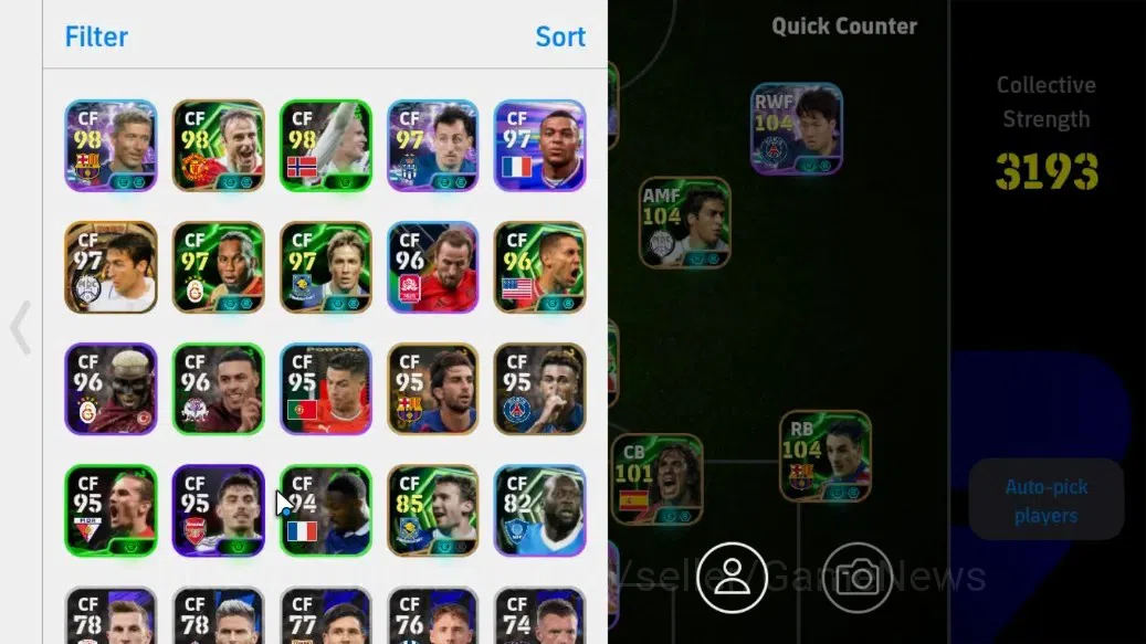 eFootball Accounts Android||Raúl (BigTime), Diego Forlán, Albert Ferr image 2