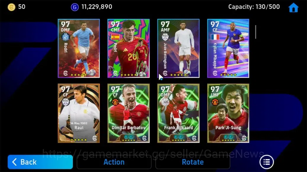 eFootball Accounts Android||Raúl (BigTime), Diego Forlán, Albert Ferr image 6