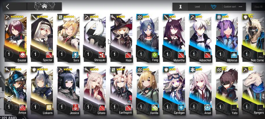Arknights Accounts Lv 1| Fresh Starter Exusiai | Char B5 [Amiya, Spec image 4
