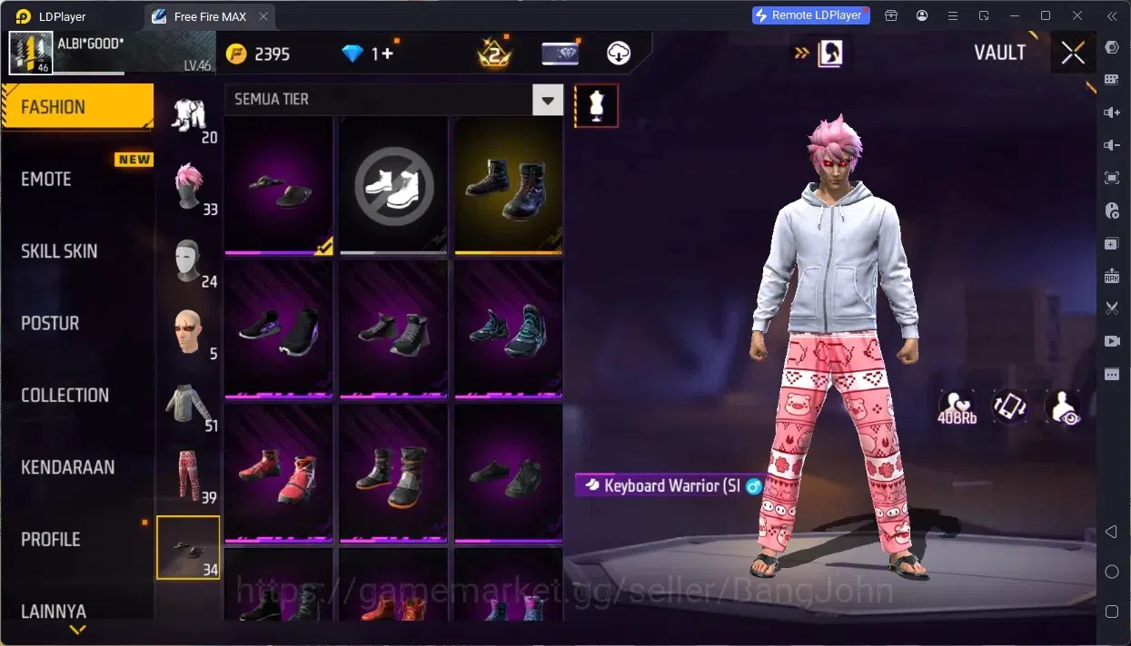 Free Fire Accounts Indonesia | M1887- Hand Of Hope | UMP - BOOYAH DAY image 13