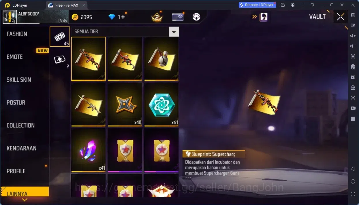 Free Fire Accounts Indonesia | M1887- Hand Of Hope | UMP - BOOYAH DAY image 14