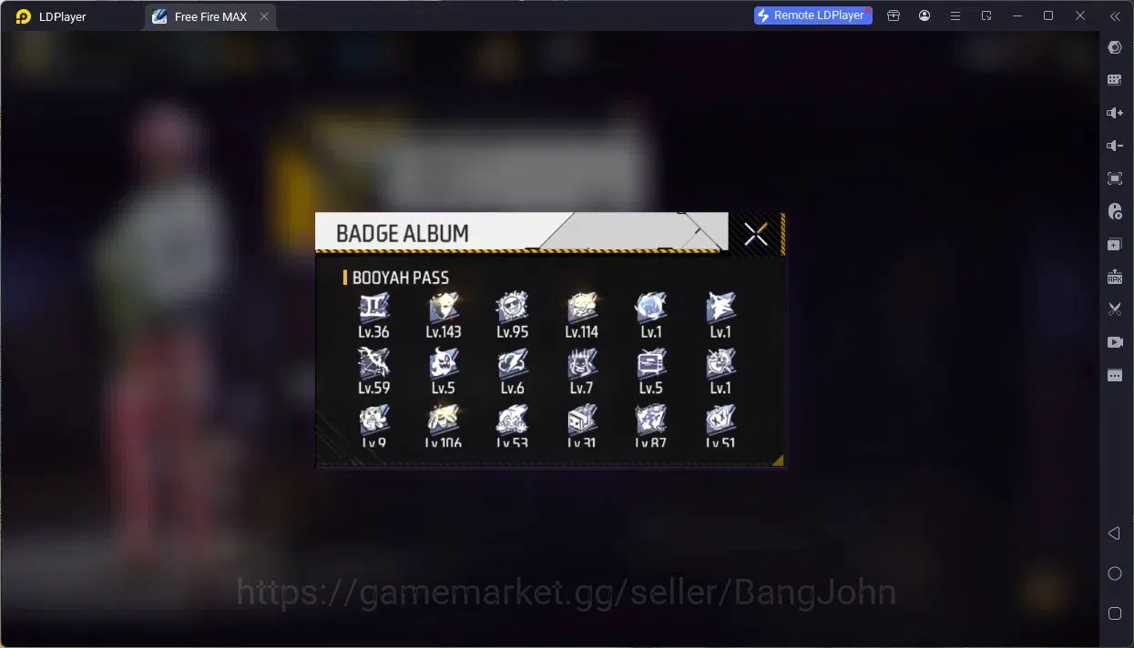 Free Fire Accounts Indonesia | M1887- Hand Of Hope | UMP - BOOYAH DAY image 2