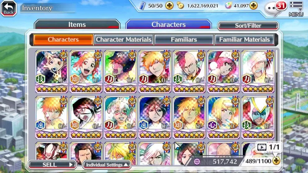Bleach: Brave Souls Accounts High-End [GLOBAL]|41K Orb|DT Ichigo,New Ichigo,10th Aniv Rukia,Ichigo,Swimsuit26 11