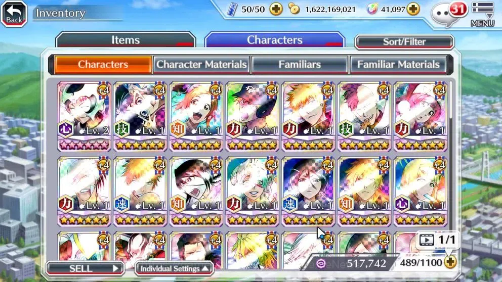 Bleach: Brave Souls Accounts High-End [GLOBAL]|41K Orb|DT Ichigo,New Ichigo,10th Aniv Rukia,Ichigo,Swimsuit26 12