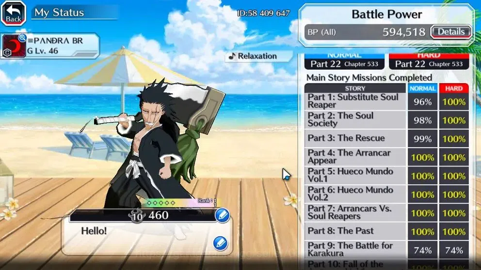 Bleach: Brave Souls Accounts High-End [GLOBAL]|41K Orb|DT Ichigo,New Ichigo,10th Aniv Rukia,Ichigo,Swimsuit26 4