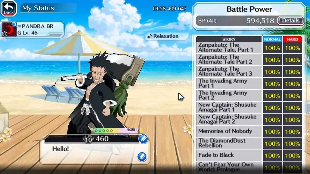 Bleach: Brave Souls Accounts High-End [GLOBAL]|41K Orb|DT Ichigo,New Ichigo,10th Aniv Rukia,Ichigo,Swimsuit26 6